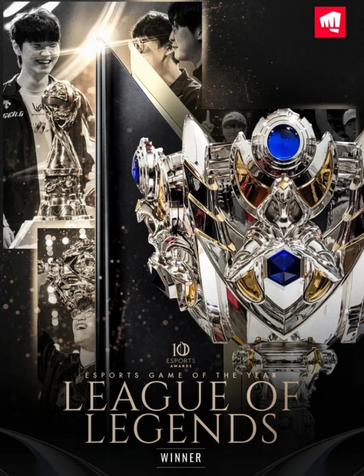 国外电竞大奖公布年度最佳电竞游戏得主:《英雄联盟》